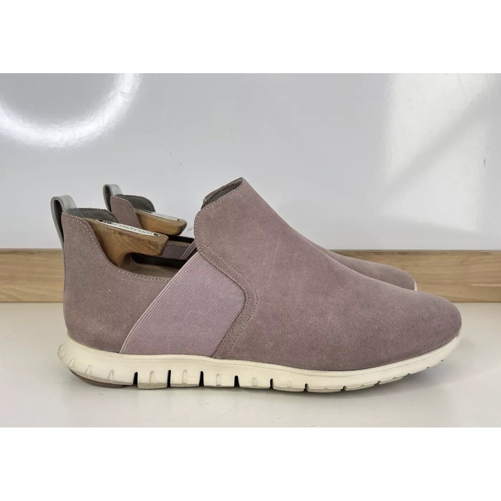 Cole Haan Zerogrand Slip-On Boots Mauve Suede Sneaker / Women's 10